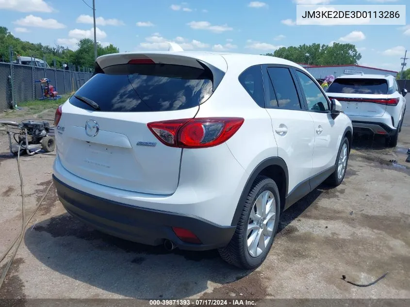 2013 Mazda Cx-5 Grand Touring VIN: JM3KE2DE3D0113286 Lot: 39871393