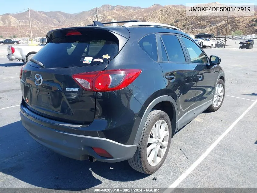 2013 Mazda Cx-5 Grand Touring VIN: JM3KE4DE5D0147919 Lot: 40209018