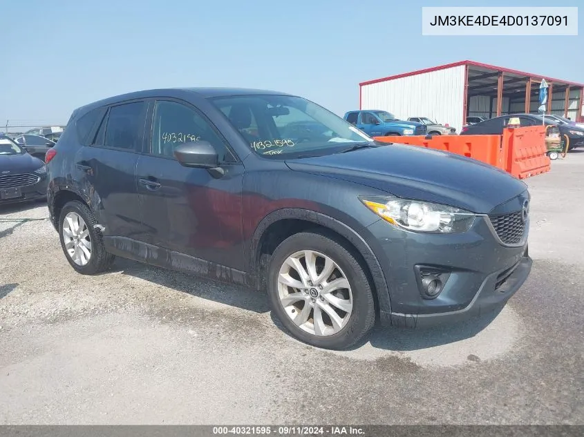 2013 Mazda Cx-5 Grand Touring VIN: JM3KE4DE4D0137091 Lot: 40321595