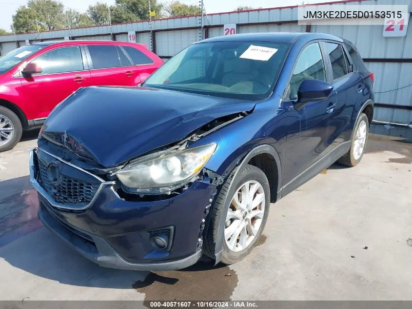 2013 Mazda Cx-5 Grand Touring VIN: JM3KE2DE5D0153515 Lot: 40571607