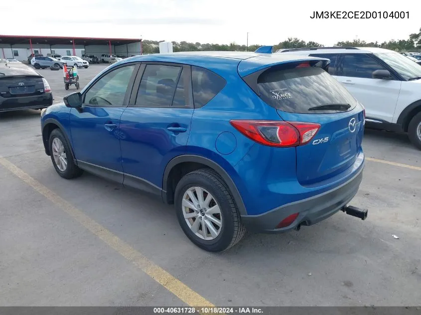 2013 Mazda Cx-5 Touring VIN: JM3KE2CE2D0104001 Lot: 40631728