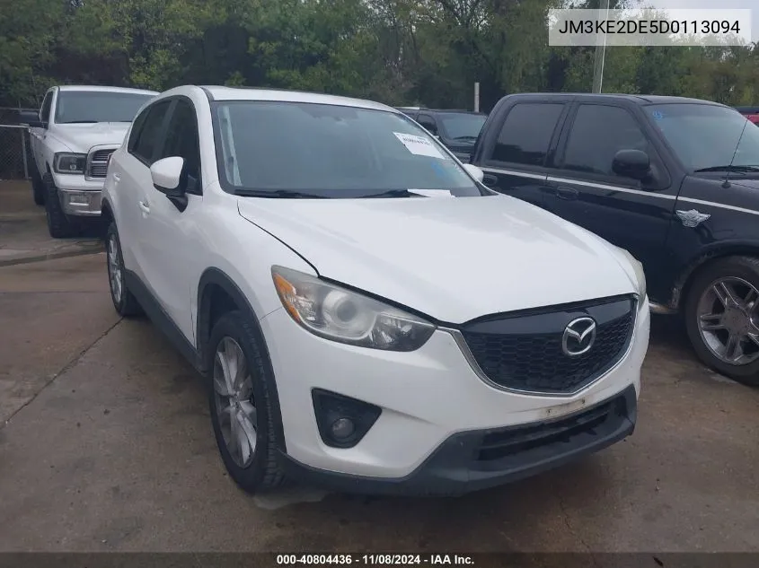 2013 Mazda Cx-5 Grand Touring VIN: JM3KE2DE5D0113094 Lot: 40804436