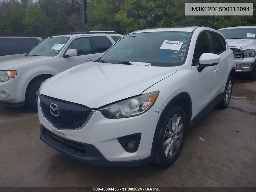 2013 Mazda Cx-5 Grand Touring VIN: JM3KE2DE5D0113094 Lot: 40804436