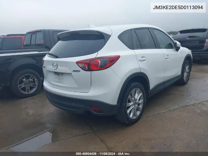 2013 Mazda Cx-5 Grand Touring VIN: JM3KE2DE5D0113094 Lot: 40804436