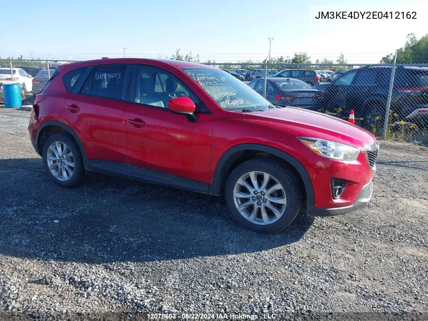 2014 Mazda Cx-5 VIN: JM3KE4DY2E0412162 Lot: 12078603