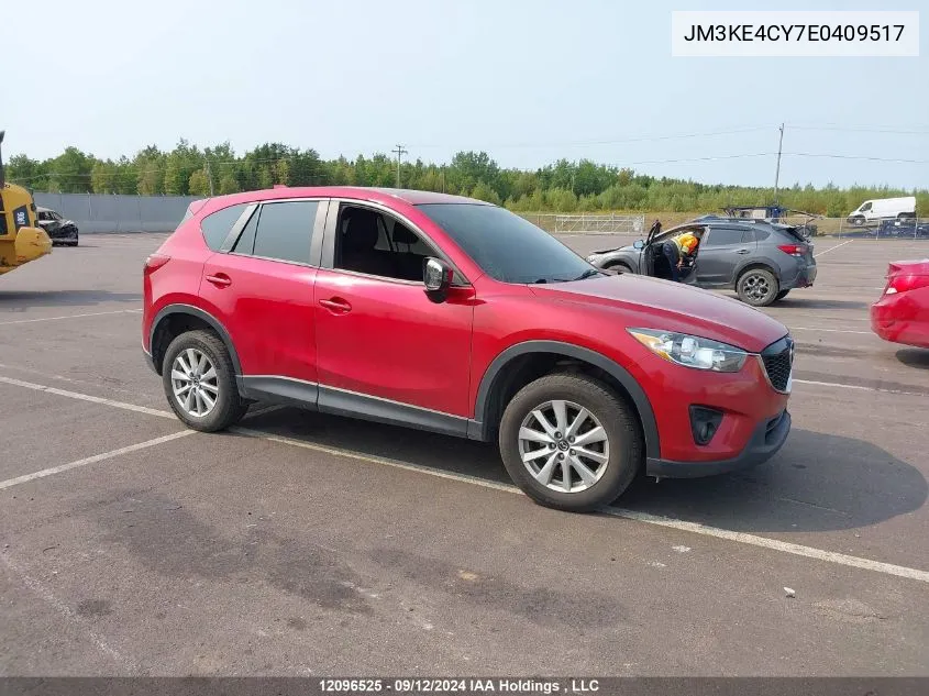 2014 Mazda Cx-5 VIN: JM3KE4CY7E0409517 Lot: 12096525