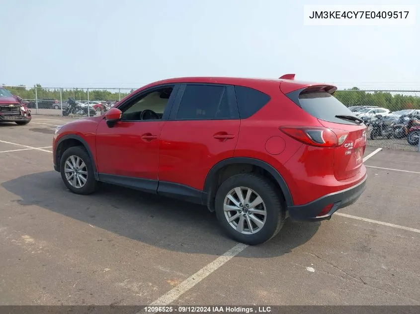 2014 Mazda Cx-5 VIN: JM3KE4CY7E0409517 Lot: 12096525