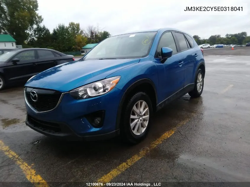 2014 Mazda Cx-5 Touring VIN: JM3KE2CY5E0318041 Lot: 12100676