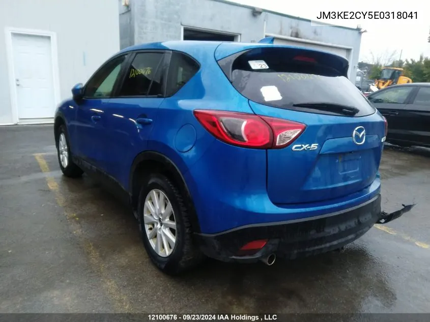 2014 Mazda Cx-5 Touring VIN: JM3KE2CY5E0318041 Lot: 12100676