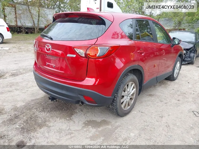 2014 Mazda Cx-5 Touring VIN: JM3KE4CYXE0408023 Lot: 12110502