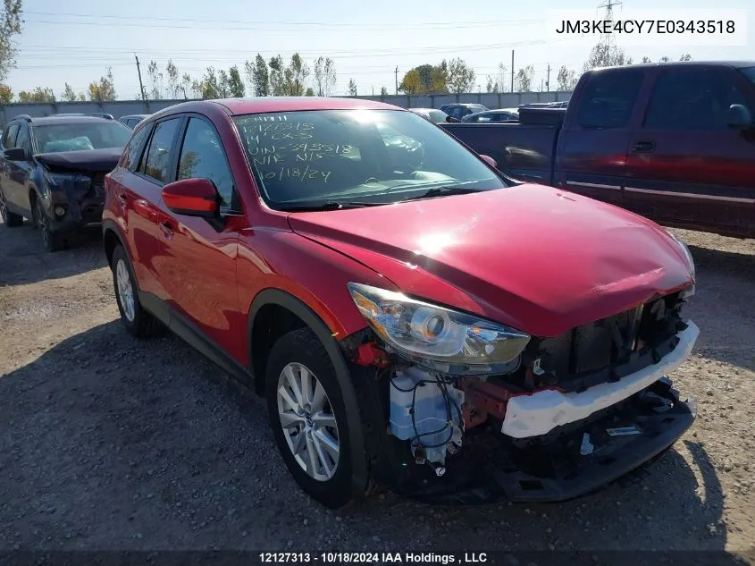 2014 Mazda Cx-5 VIN: JM3KE4CY7E0343518 Lot: 12127313