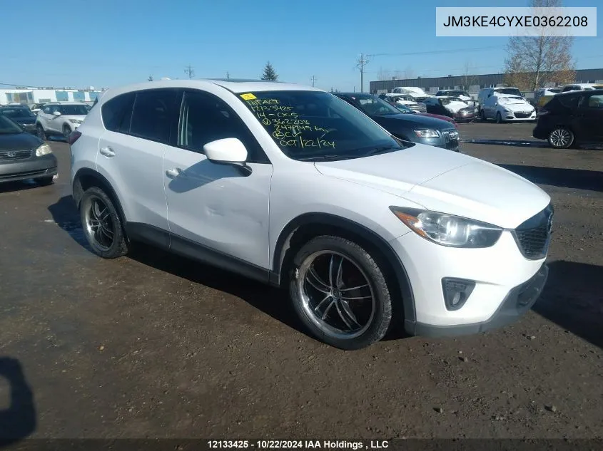 2014 Mazda Cx-5 VIN: JM3KE4CYXE0362208 Lot: 12133425