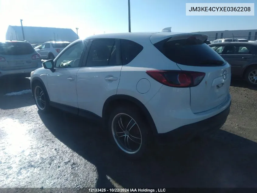 2014 Mazda Cx-5 VIN: JM3KE4CYXE0362208 Lot: 12133425