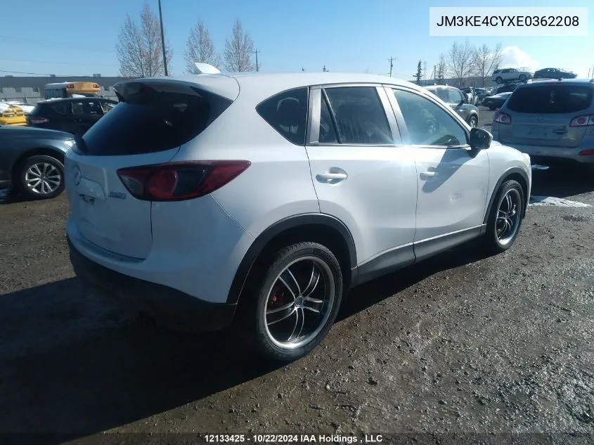 2014 Mazda Cx-5 VIN: JM3KE4CYXE0362208 Lot: 12133425