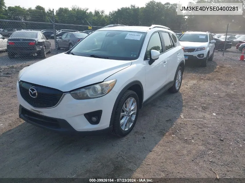 2014 Mazda Cx-5 Grand Touring VIN: JM3KE4DY5E0400281 Lot: 39926184