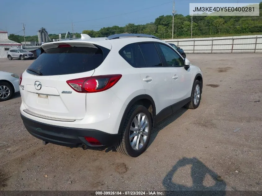 2014 Mazda Cx-5 Grand Touring VIN: JM3KE4DY5E0400281 Lot: 39926184