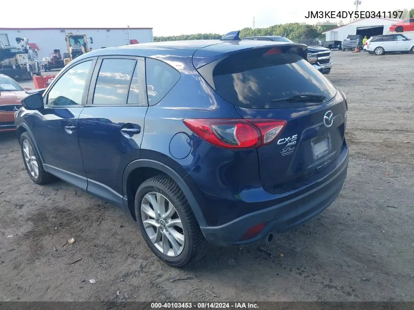 2014 Mazda Cx-5 Grand Touring VIN: JM3KE4DY5E0341197 Lot: 40103453