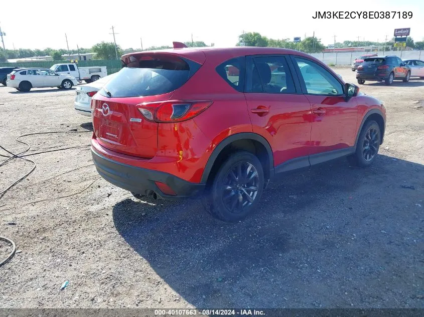 2014 Mazda Cx-5 Touring VIN: JM3KE2CY8E0387189 Lot: 40107663