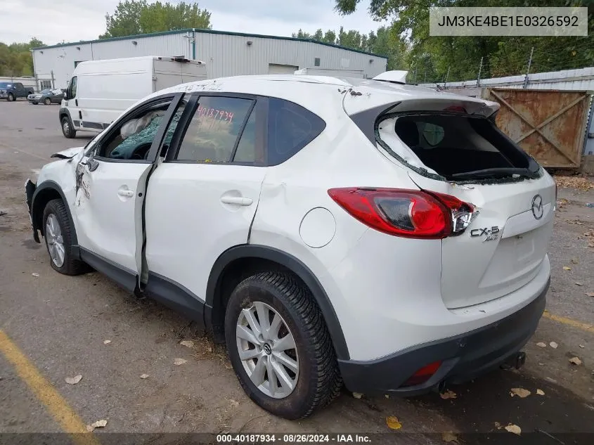 2014 Mazda Cx-5 Sport VIN: JM3KE4BE1E0326592 Lot: 40187934