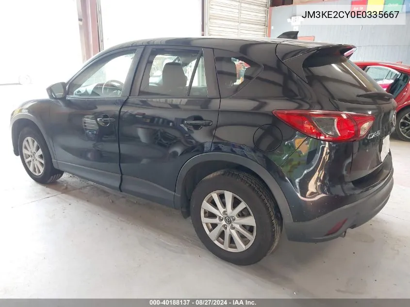 2014 Mazda Cx-5 Touring VIN: JM3KE2CY0E0335667 Lot: 40188137