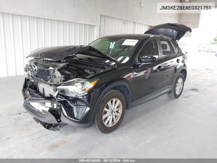 2014 Mazda Cx-5 Sport VIN: JM3KE2BE8E0321751 Lot: 40336505