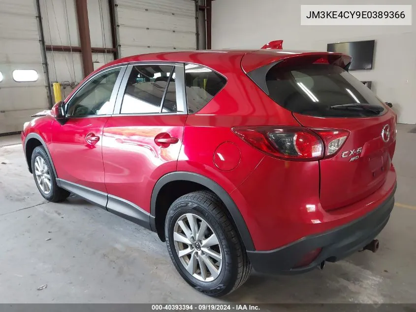 2014 Mazda Cx-5 Touring VIN: JM3KE4CY9E0389366 Lot: 40393394