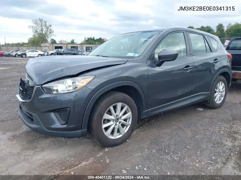 2014 Mazda Cx-5 Sport VIN: JM3KE2BE0E0341315 Lot: 40401122