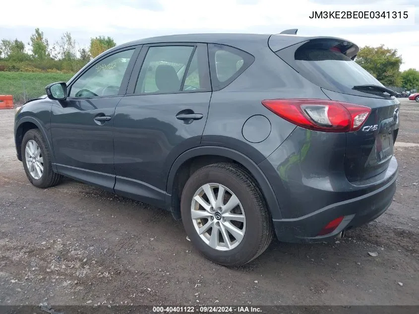 2014 Mazda Cx-5 Sport VIN: JM3KE2BE0E0341315 Lot: 40401122