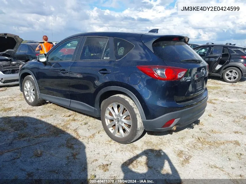 2014 Mazda Cx-5 Grand Touring VIN: JM3KE4DY2E0424599 Lot: 40471370