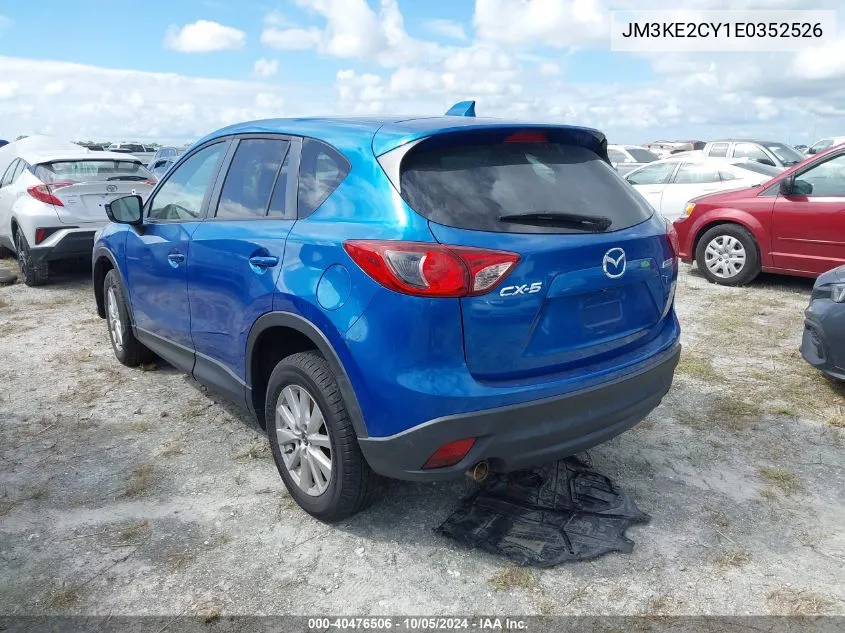 2014 Mazda Cx-5 Touring VIN: JM3KE2CY1E0352526 Lot: 40476506