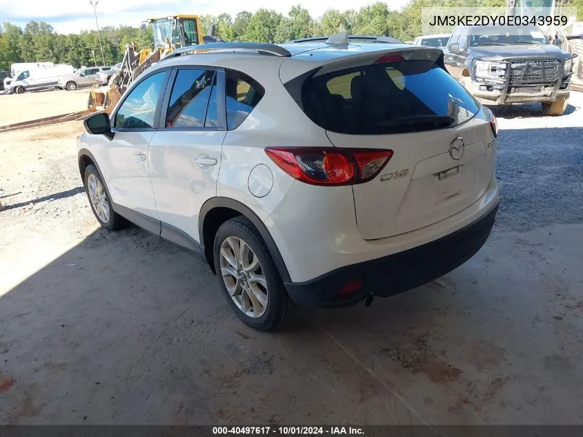 2014 Mazda Cx-5 Grand Touring VIN: JM3KE2DY0E0343959 Lot: 40497617