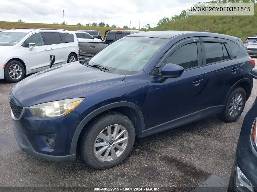 2014 Mazda Cx-5 Touring VIN: JM3KE2CY0E0351545 Lot: 40522915