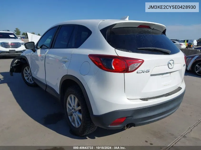 2014 Mazda Cx-5 Touring VIN: JM3KE2CY5E0428930 Lot: 40643733