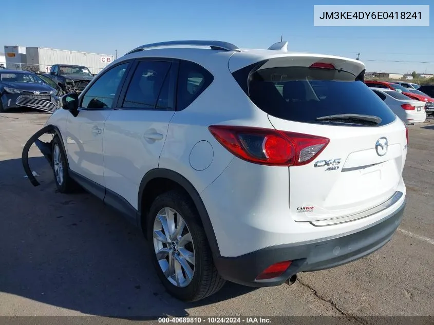 2014 Mazda Cx-5 Gt VIN: JM3KE4DY6E0418241 Lot: 40689810