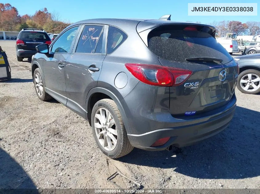 2014 Mazda Cx-5 Grand Touring VIN: JM3KE4DY3E0338038 Lot: 40699514