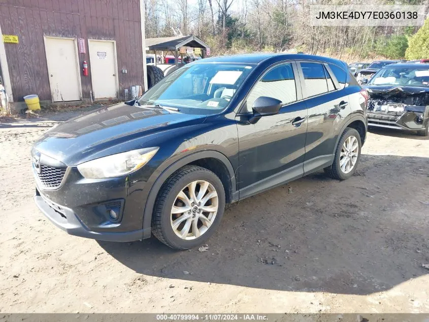 2014 Mazda Cx-5 Grand Touring VIN: JM3KE4DY7E0360138 Lot: 40799994