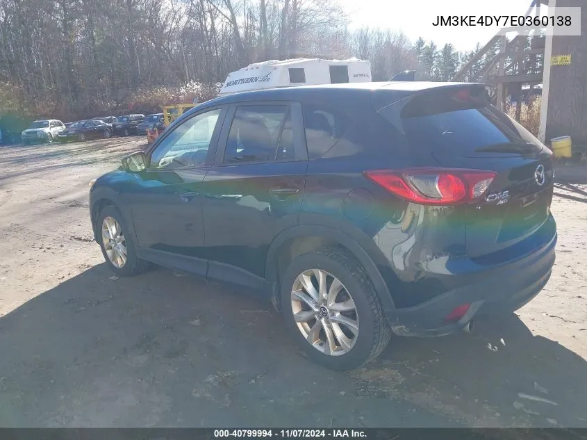 2014 Mazda Cx-5 Grand Touring VIN: JM3KE4DY7E0360138 Lot: 40799994