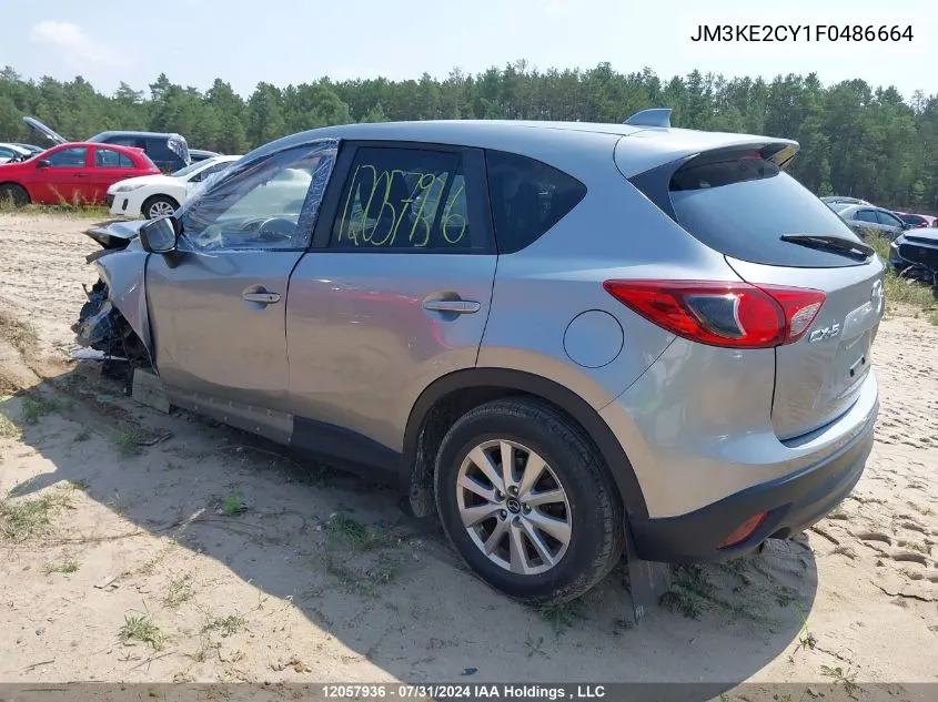 2015 Mazda Cx-5 VIN: JM3KE2CY1F0486664 Lot: 12057936