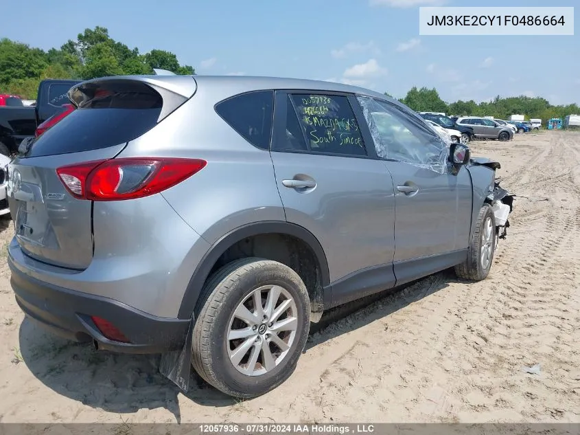 2015 Mazda Cx-5 VIN: JM3KE2CY1F0486664 Lot: 12057936