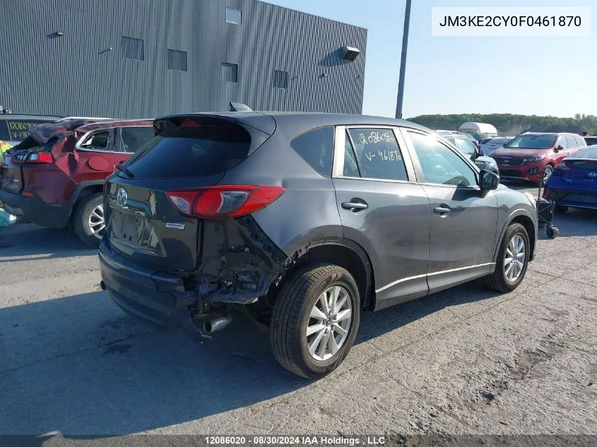 2015 Mazda Cx-5 Touring VIN: JM3KE2CY0F0461870 Lot: 12086020