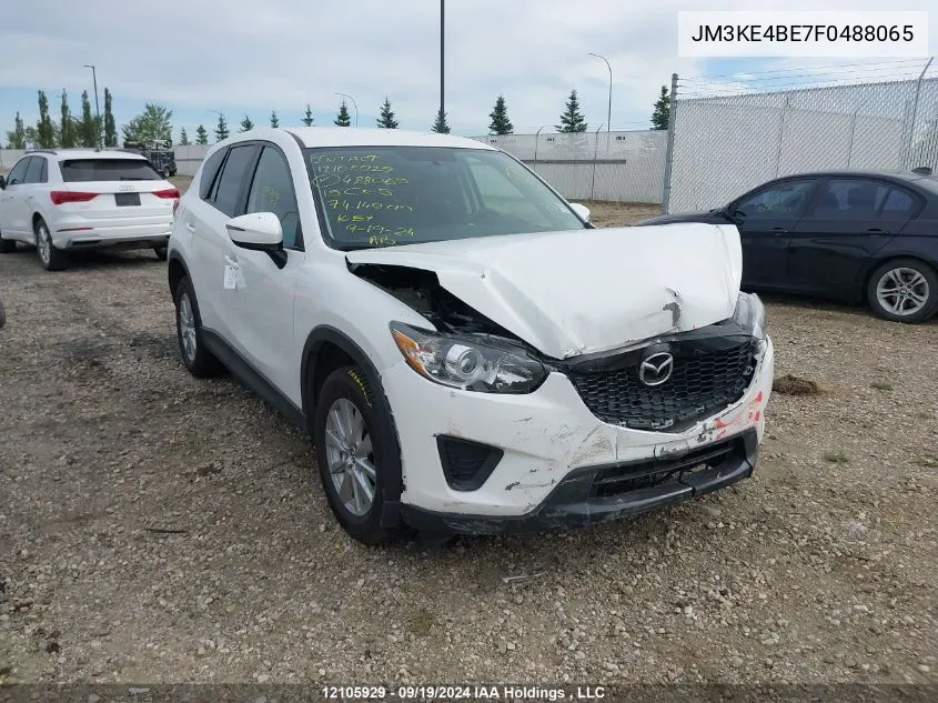 2015 Mazda Cx-5 VIN: JM3KE4BE7F0488065 Lot: 12105929