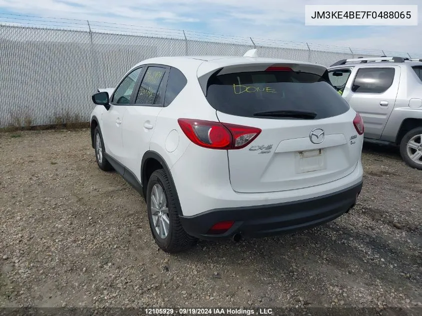 2015 Mazda Cx-5 VIN: JM3KE4BE7F0488065 Lot: 12105929