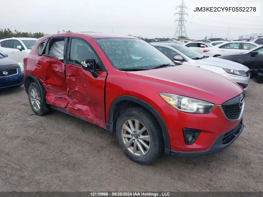 2015 Mazda Cx-5 VIN: JM3KE2CY9F0552278 Lot: 12110966