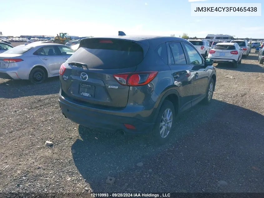 2015 Mazda Cx-5 VIN: JM3KE4CY3F0465438 Lot: 12110993