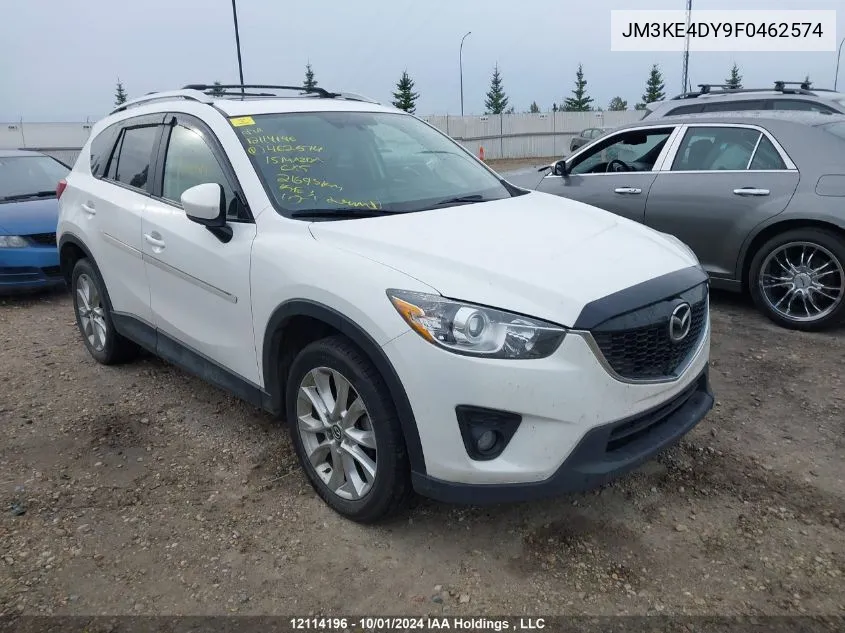 2015 Mazda Cx-5 VIN: JM3KE4DY9F0462574 Lot: 12114196