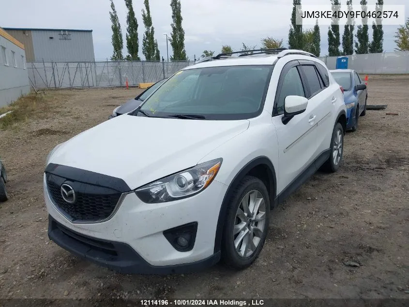 2015 Mazda Cx-5 VIN: JM3KE4DY9F0462574 Lot: 12114196