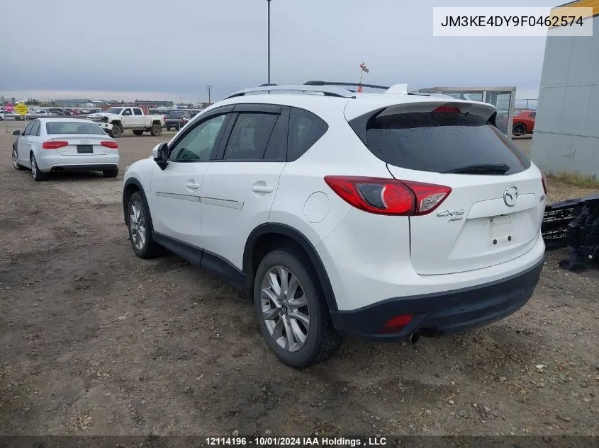 2015 Mazda Cx-5 VIN: JM3KE4DY9F0462574 Lot: 12114196