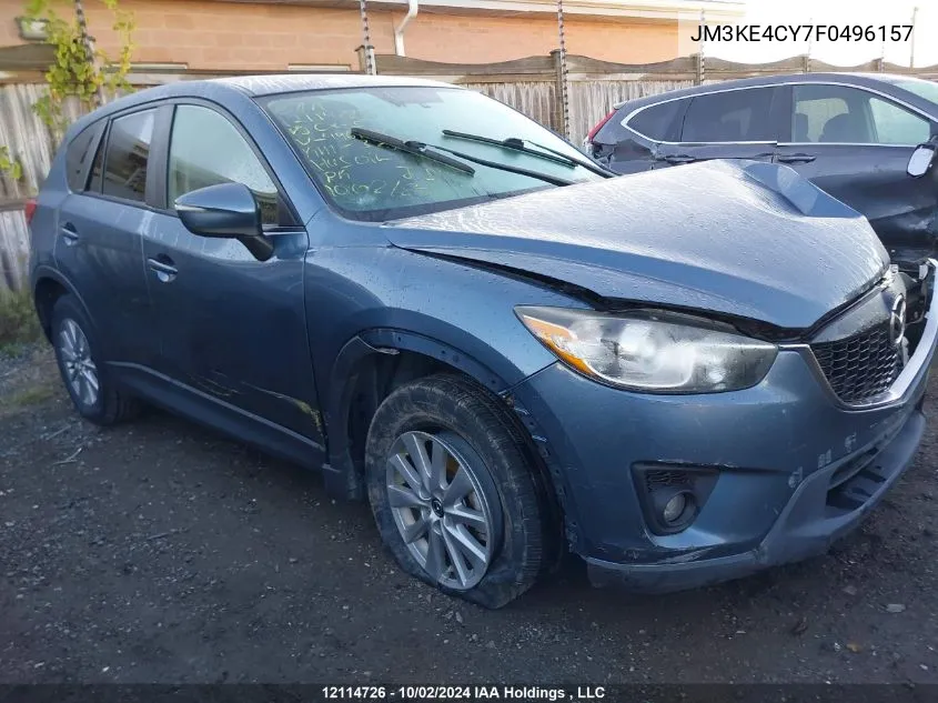 2015 Mazda Cx-5 VIN: JM3KE4CY7F0496157 Lot: 12114726