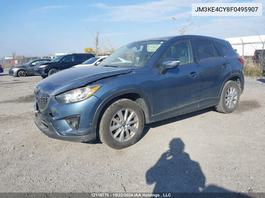 2015 Mazda Cx-5 VIN: JM3KE4CY8F0495907 Lot: 12118770