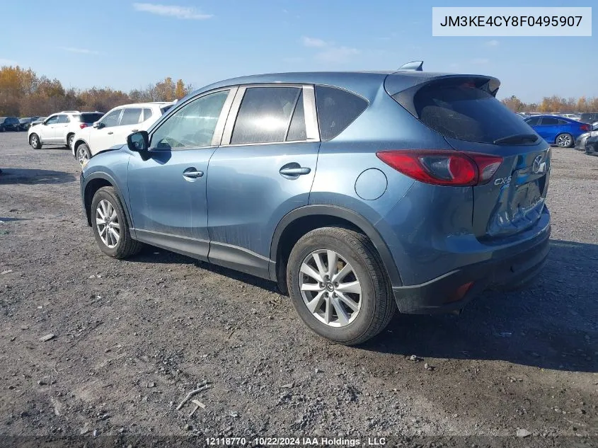 2015 Mazda Cx-5 VIN: JM3KE4CY8F0495907 Lot: 12118770